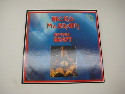 Nicko McBrain Rare Silver Label Promo 7'' 45RPM Vinyl Rhythms Of The Beast 1991