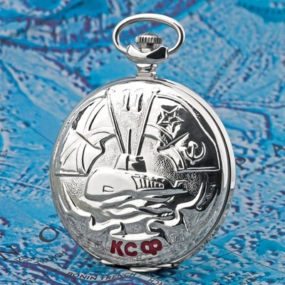 Taschenuhr ROTER BANNER NORDFLOTTE russische Submarine MOLNIJA 3602 Uhr