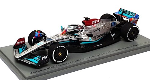 Spark Maßstab 1:43 S8537 - F1 Mercedes-AMG W13 E Perf. Miami GP 2022 G. Russell