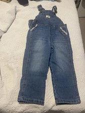 Oshkosh B Gosh Girls 3T Denim Bib Overalls.