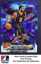 2023-24 Topps Chrome Sapphire Edition #124 Talen Horton-Tucker Utah Jazz