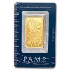 1 oz Gold Bar - PAMP Suisse Lady Fortuna (Classic Assay) 5420.66 per troy oz