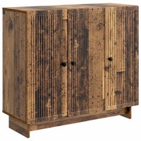 Sideboard Kommode Altholz Nachbildung 89X34,5X80 Cm Holzwerkstoff