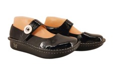 Alegria PG Lite ALG-PAL 101 Palmona Black Patent Leather Mary Jane Shoes. 40