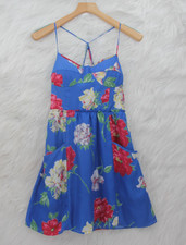 American Eagle Outfitters Women's Blue Sundress Slip Dress S Babydoll Adjustable
