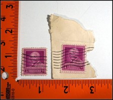Lot of 2 Vintage 1948 US 3 Cent George Washington Carver Stamps - Scott #953