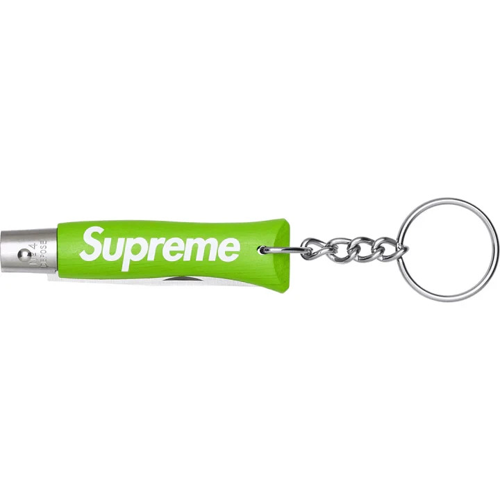 Supreme Opinel No. 4 Knife Keychain Green | eBay