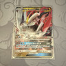 White Kyurem GX Ultra Rare Holo Pokémon Card 48/70 Dragon Majesty 190 HP Shred