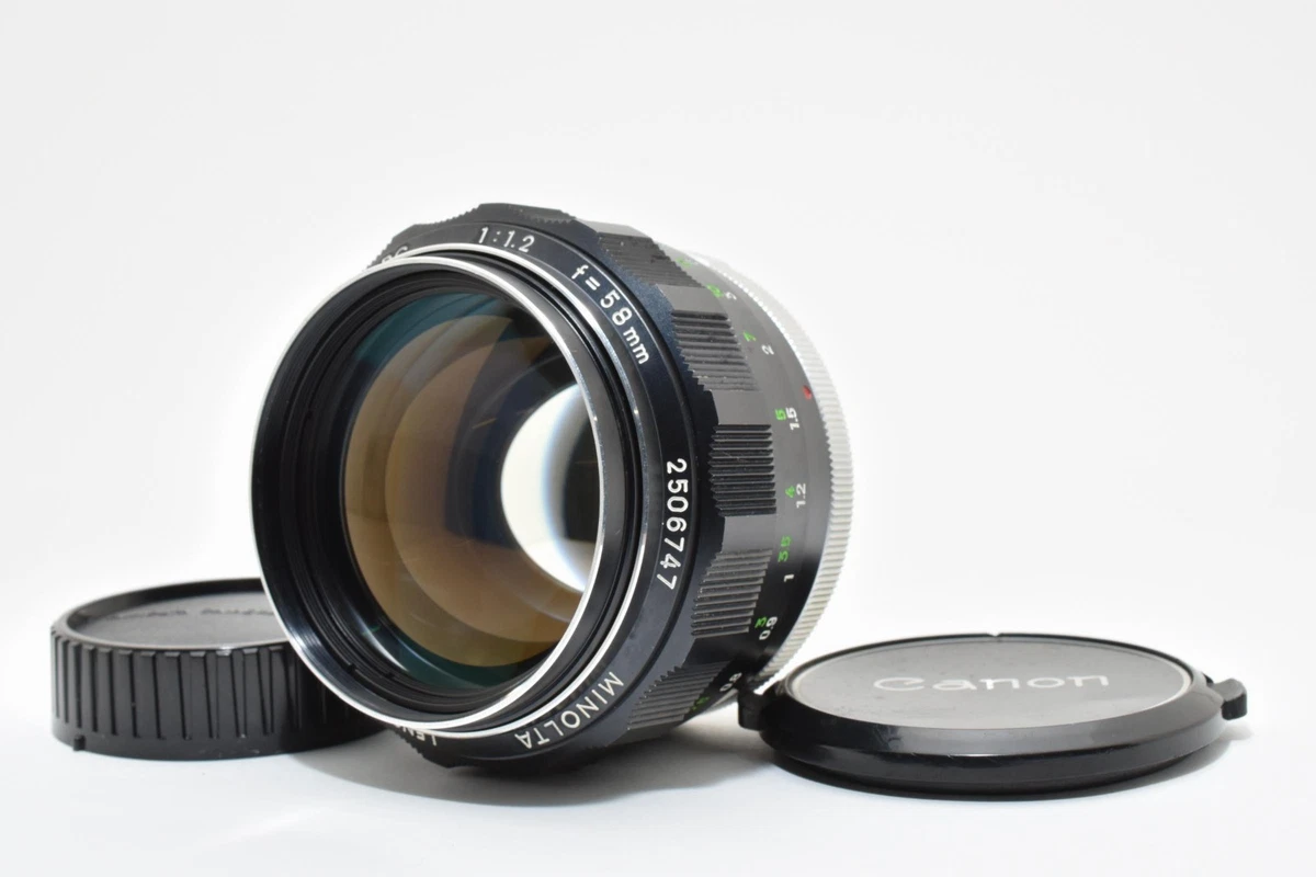 Minolta 58mm Focal f/1.2 Camera Lenses for sale | eBay