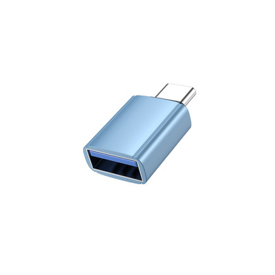 USB A auf USB C Adapter OTG 3.2 Schnellladen Datenübertragung Blau