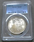 1899 O MORGAN SILVER DOLLAR ~ PCGS MS64 ~ A SLIGHT TONE