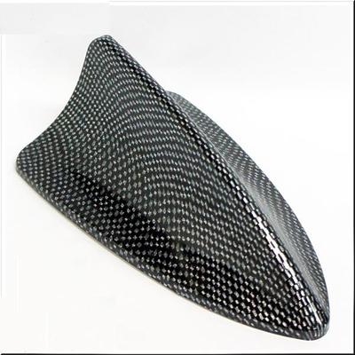 CAR ROOF TRUNK Decorative Shark Fin Antenna BLACK CARBON