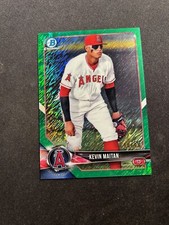 2018 Bowman Chrome Prospects Green Shimmer Refractor /99 Kevin Maitan #BCP237
