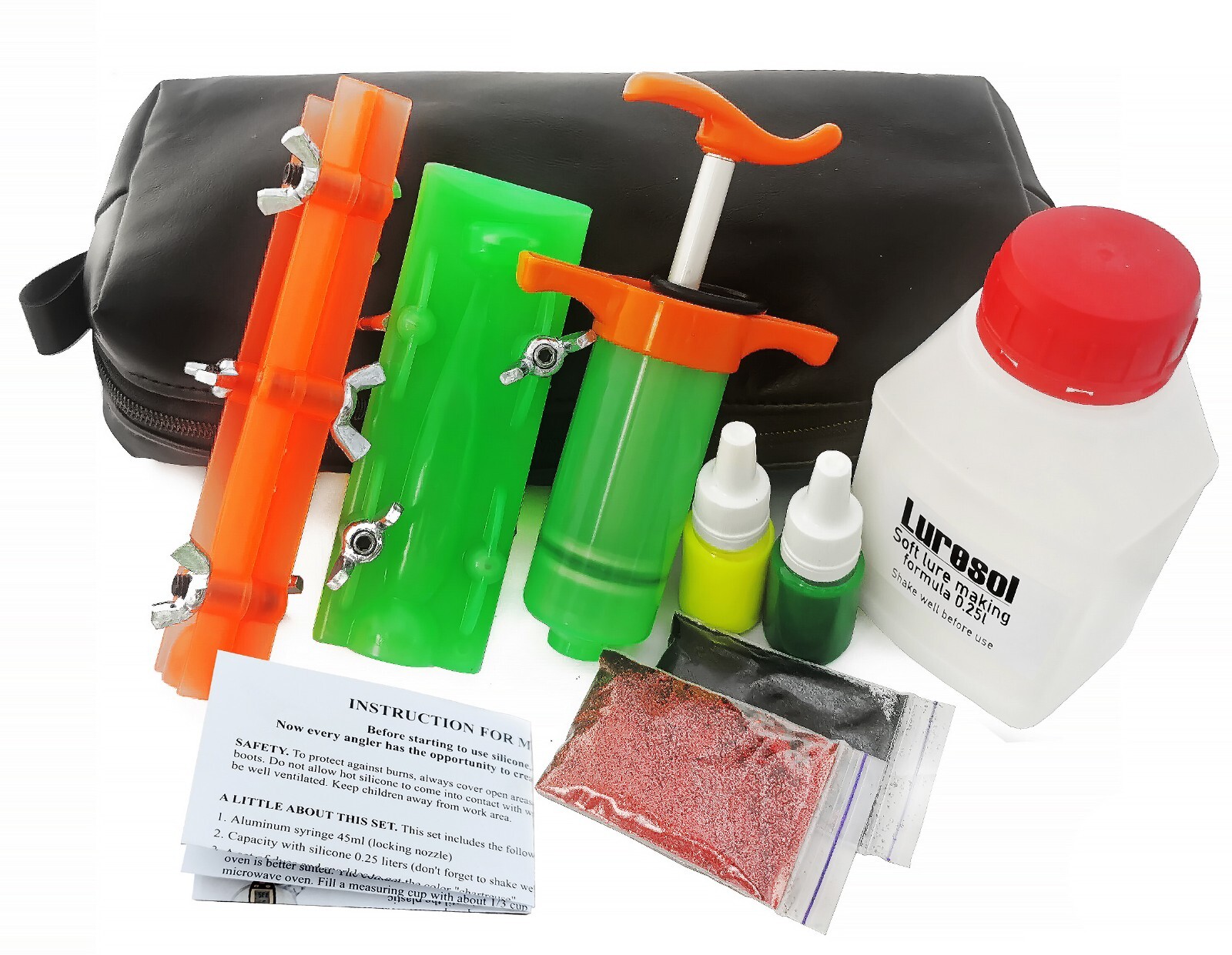 Senko Plastic Worm Making Kit Soft Plastic Bait Mold Lure Making