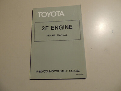 Shop Repair manual engine 4,2L Toyota Land Cruiser J4 J5 FJ40 FJ55 Truck FA 1975