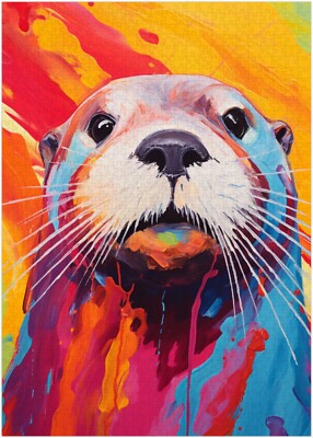 Face of Otter Puzzle 300/500/1000 Teile