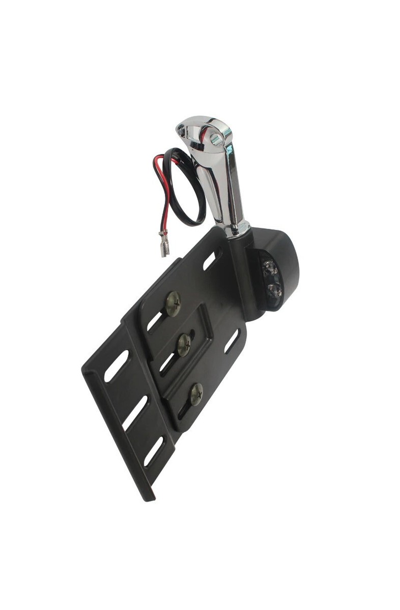 For Harley Davidson Sportster XL Models Chrome Side Mount Number