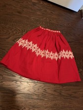Vintage Hand Made Child's Flare Skirt 22" w 21" L
