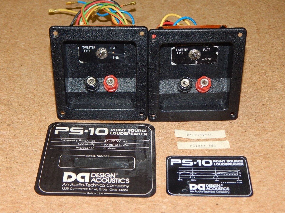 Design Acoustic PS 10 Crossover & Speaker Terminal, Pair | eBay