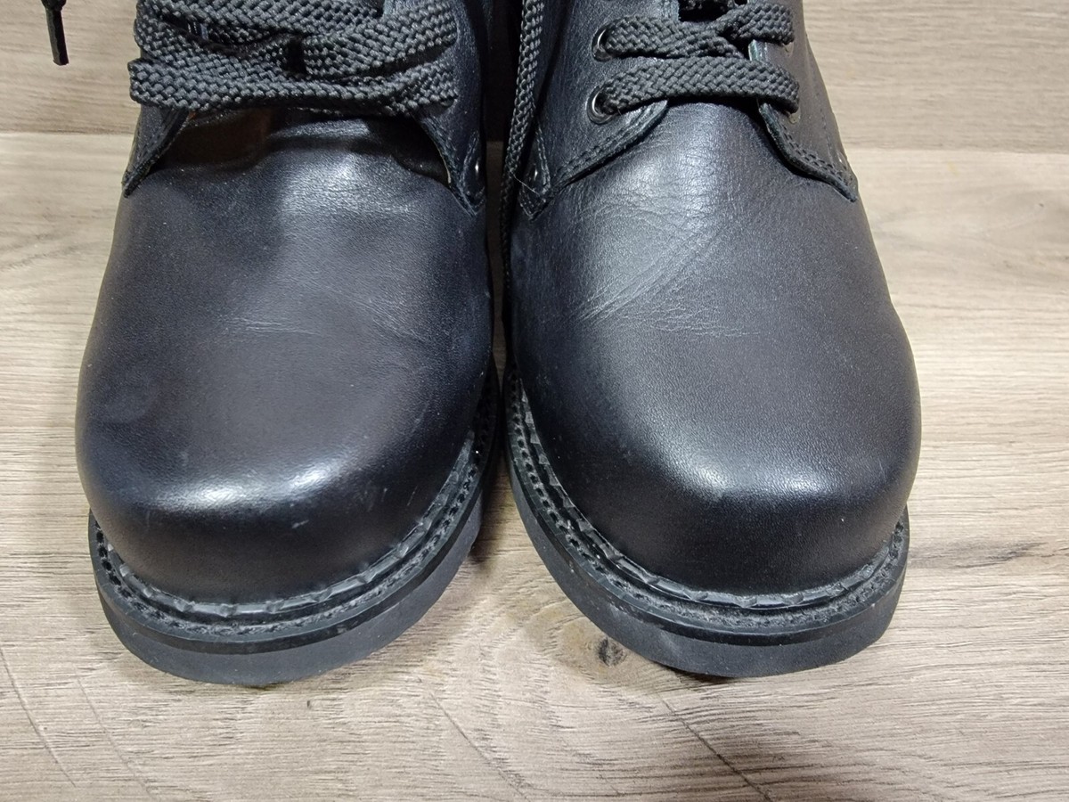 TOTO Invisible 2.4\'\' Height Increasing Elevator Ankle Boot Mens 11.5‎ NWOB Black Toto Height Increasing Leather Boots Invisible Elevator  main image 4