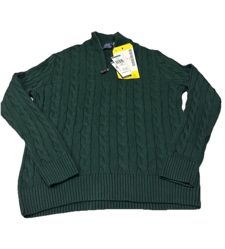 Polo Ralph Lauren strato di cotone grosso presenta iconico design cavo firma pony