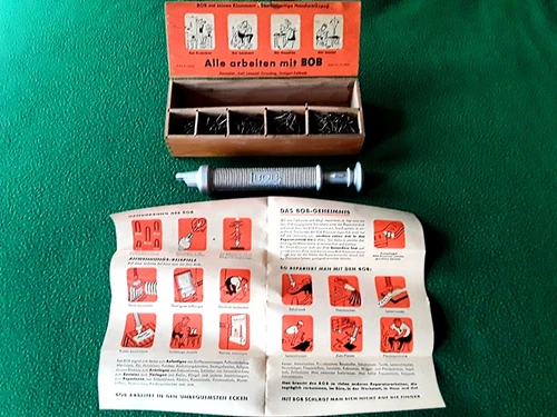 Unbenutzes Klammergerät, Tacker aus Stuttgart-Fellbach 20ziger/30iger Jahre