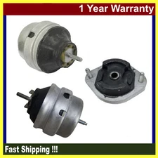 Engine Motor & Manual Trans Mount For Audi A4 Quattro 02-05 1.8L L4 AWD Set 3PCS