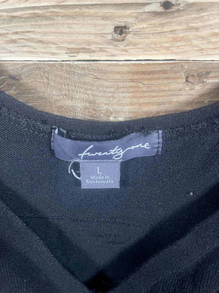 Twenty One Black Women’s (L) Bandage Tube Dress V Neck Sleeveless Bodycon Gown - Image 2 of 3