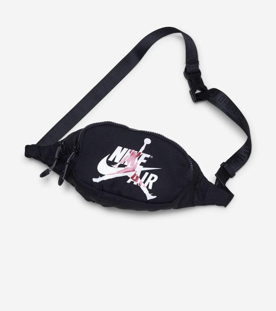 air jordan waist bag black