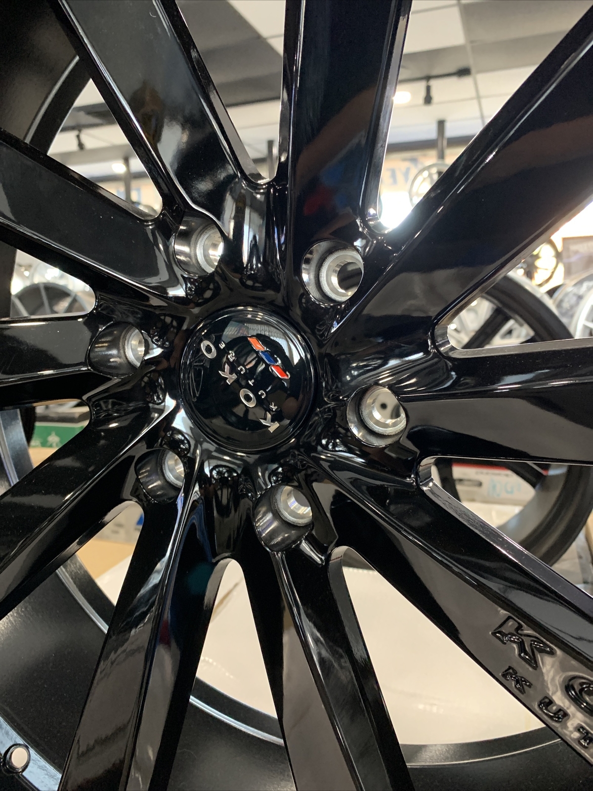 26X10 KOKO KUTURE KAPAN GLOSS BLACK RIMS (5X112) NEW BMW X7 ROLLS ROYCE CULLINAN