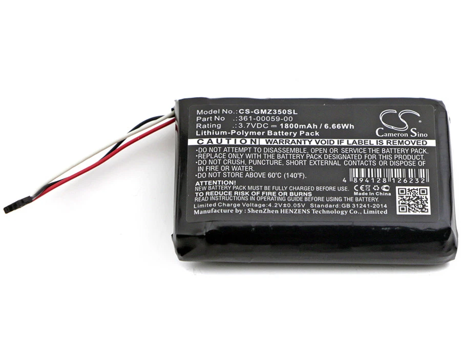 3.7V Battery for Garmin Zumo 350LM Premium Cell 1800mAh Li-Polymer New UK - Image 3 of 4