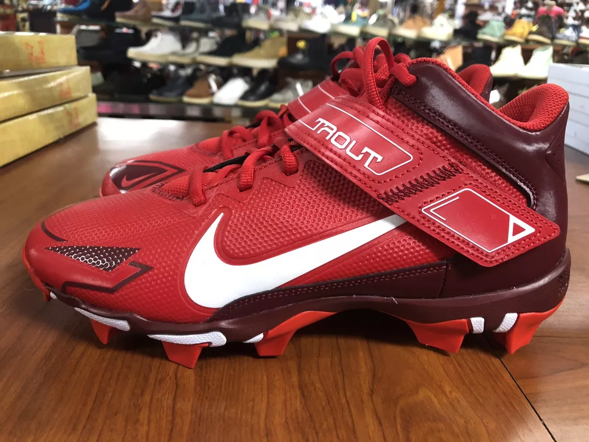 Size 10.5 Men's Nike Force Trout 8 Keystone Baseball Cleats Red White