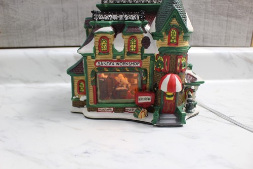 Norman Rockwell Santa Reading Mail Porcelain House Saturday Evening Post - Picture 8 of 12