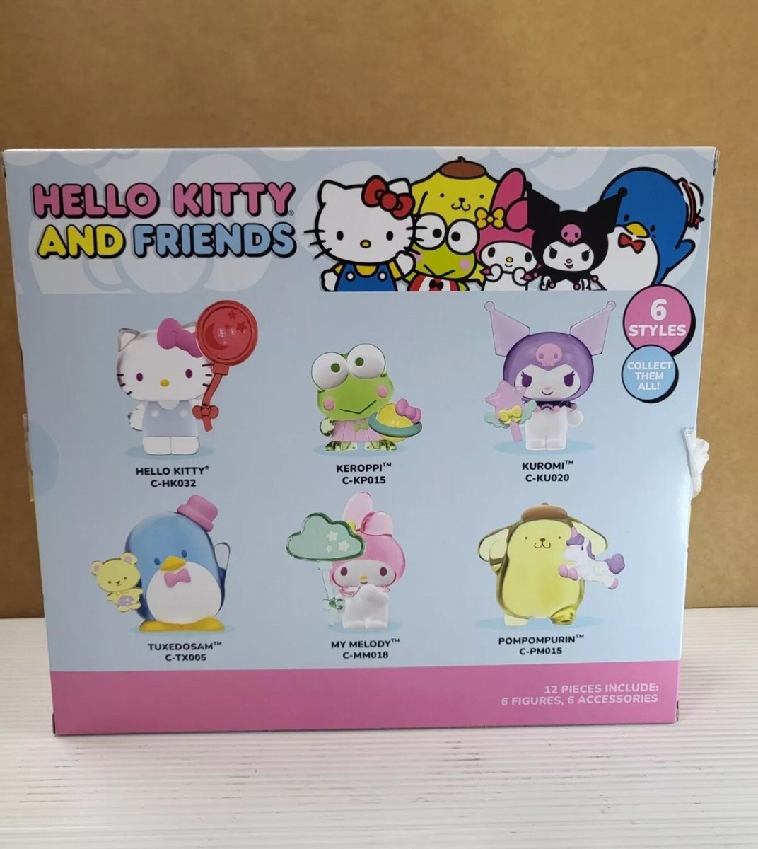 Jazwares Hello Kitty and Friends Dreamland Series 2 Set, 6 Figures