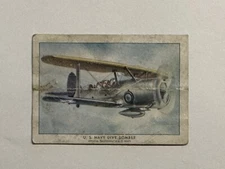 1940-42 Wings Cigarettes Series B T87 US Navy Dive-Bomber #23