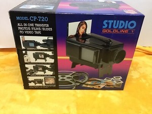 STUDIO GOLDLINE V CP-720 - All In One TRANSFER PHOTOS/FILMS SLIDES TO VIDEO TAPE