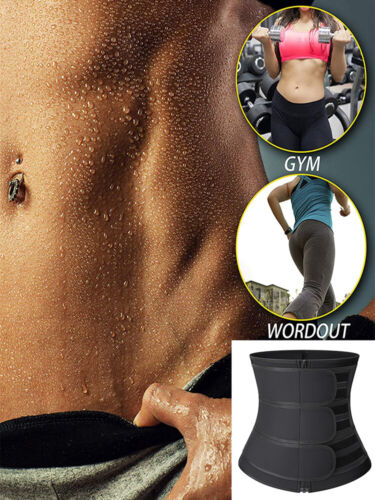 Women Waist Corset Trainer Sauna Sweat Weight Loss Body Shaper Slimming Belt FNS - Picture 3 of 30