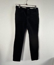 Pilcro and the Letterpress Black Corduroy High-Rise Skinny Pants Size 29P New
