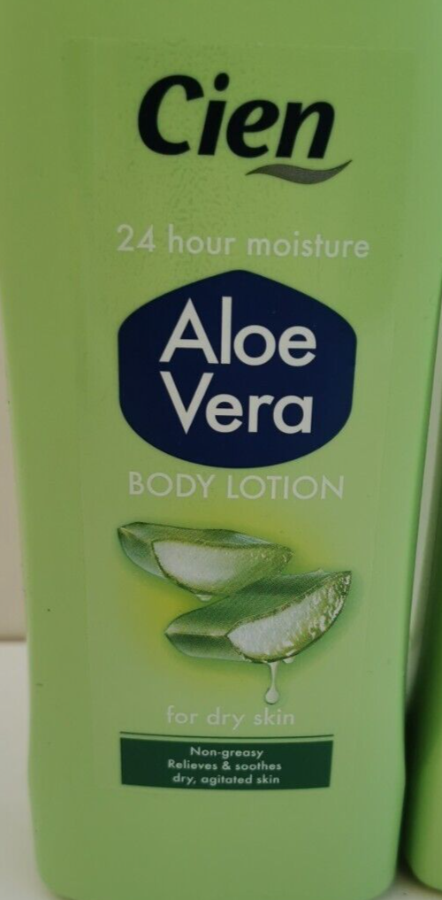 Aloe Vera Body Lotion 3x 500ml Moisture Dry Skin Soothing Care Cien