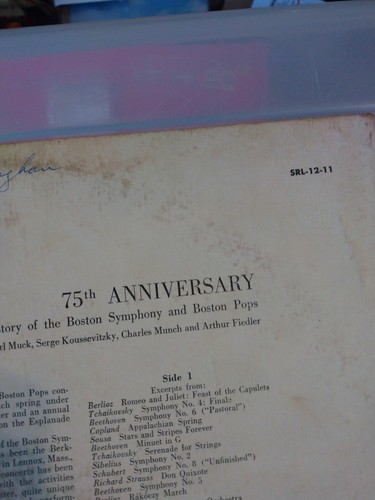 75th Anniversary A Musical History Of The Boston Symphony And Boston Pops C - Picture 14 of 18