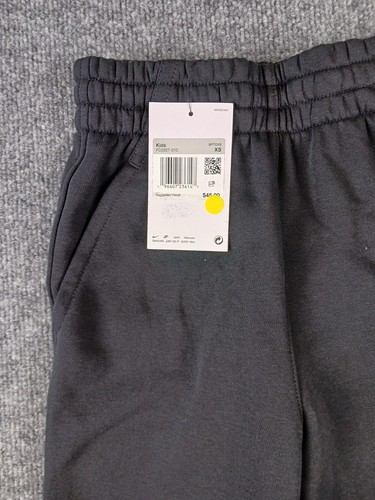 NIKE KIDS STANDARD FIT BLACK SWEATPANTS XS - Picture 4 of 7