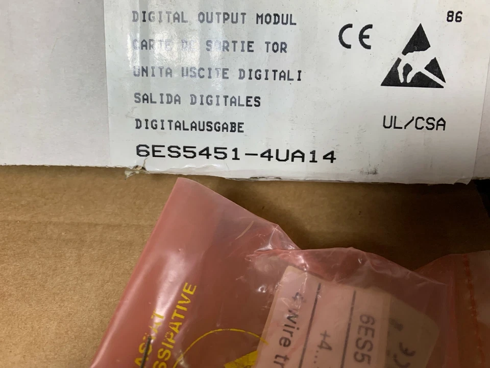 1 x SIEMENS SIMATIC S5 6ES5451-4UA14 nuevo + 6es5 498-1AA71 - Imagen 2 de 3