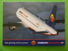 HAMBURG AIRLINES AIRBUS A 319 / AIRLINE ISSUE / CARTE COMPAGNIE