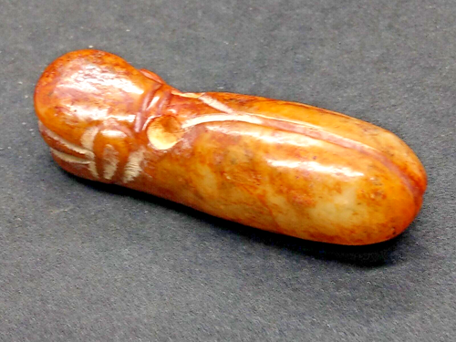 Estatua Cigarra Sagrada Viejo Jade Tallada a mano Cultura Hongshan - Imagen 9 de 9