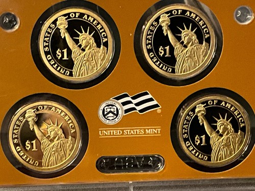UNITED STATES MINT 2008 PRESIDENTIAL FOUR (4) $1 PROOF COIN SET W/CERTIFICATION - Picture 6 of 19