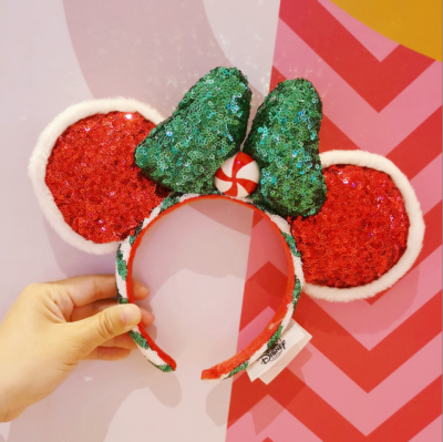 Disney`Parks Peppermint Christmas Candy Cane Ears Limited  display picture 3