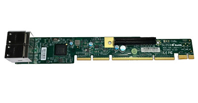 Supermicro AOC-UR-i4G 1U 4x 1GbE RJ-45 cooper Intel i350 + 1x PCIe Ultra Riser