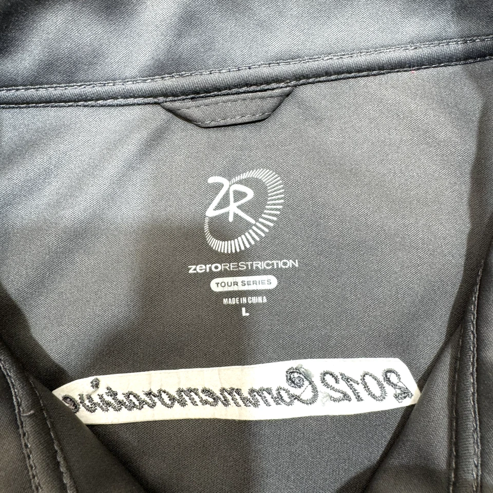 Zero Restriction Vest Mens Large Red Golf Tour Series PGA Southwind Zip Gilet - Image 4 of 4