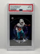 2022 Panini Black Forcefield Jaylen Waddle PSA 8 Case Hit #FF-12