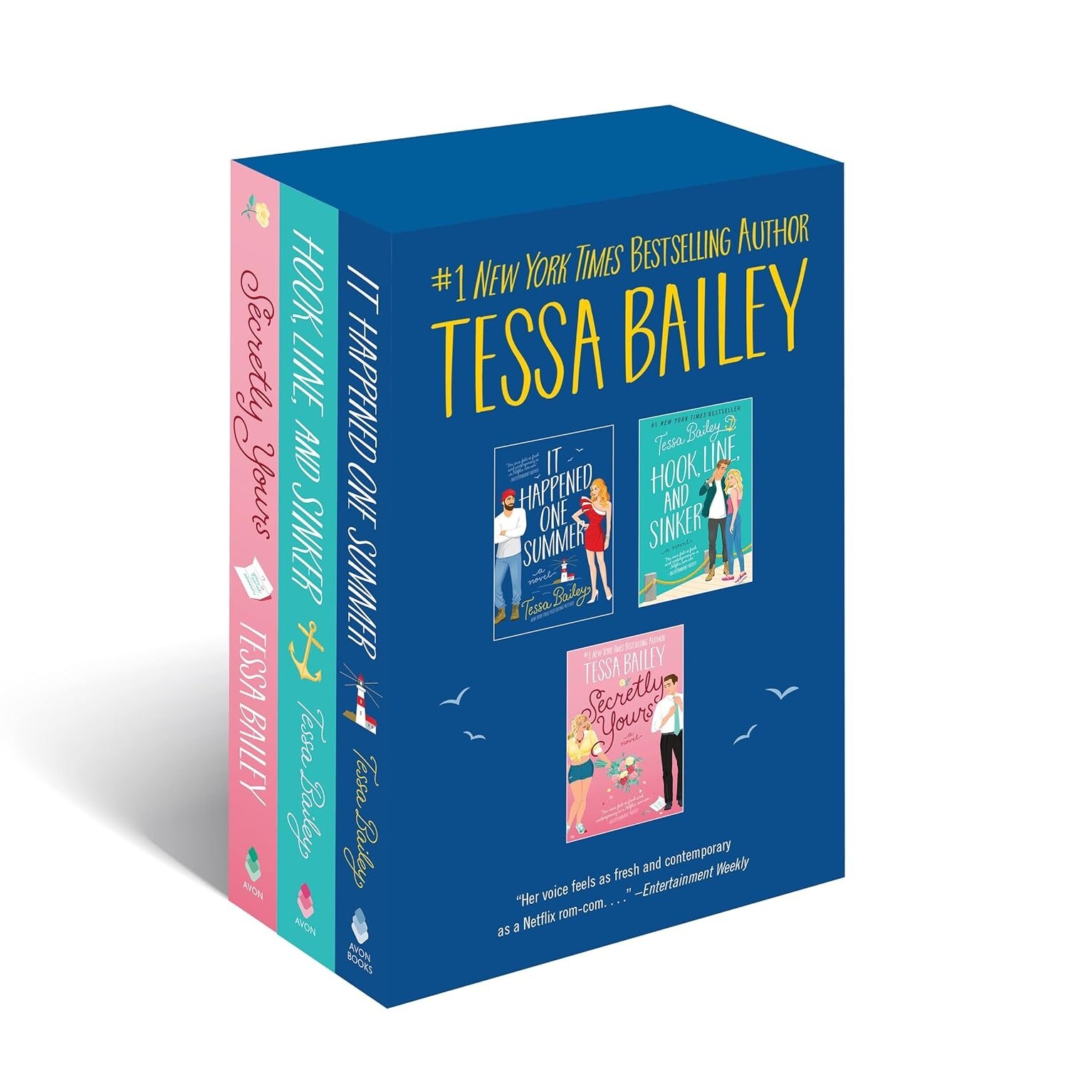 Tessa Bailey Collection 3 Books Boxed Set It Happened One Summer, Hook, Line - Image 4